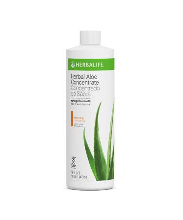 Aloe Vera Herbal Concentrate in Mandarin Pint Flavor 16 Fl.oz Supports Healthy Digestion