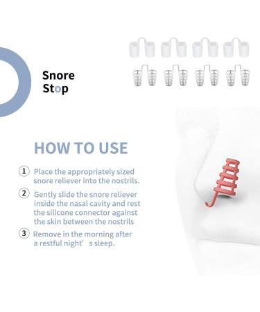 SLEBAONOS 8 Pack Small Size Nose Vents - Anti Snoring Device for Easy Breathing and Nasal Dilator - Includes Travel Case - Buy Online on GoSupps.com