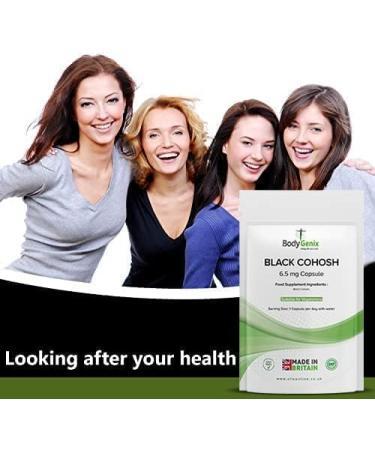 Bodygenix Black Cohosh Supplement - Mood Support for Menopause - 180 Capsules - Buy Online on GoSupps.com