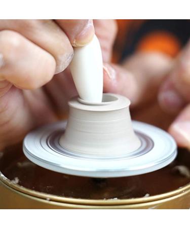 Mini Electric Pottery Wheel Machine | Adjustable Speed with Tray | Ideal for Kids, Beginners, and Ceramics Art | Red - Buy Online on GoSupps.com