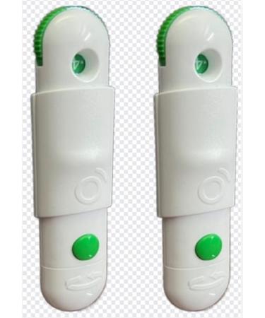 Blood Glucose 'D'elica Lancing Device' with 25 Free Lancets (Pack of 2)