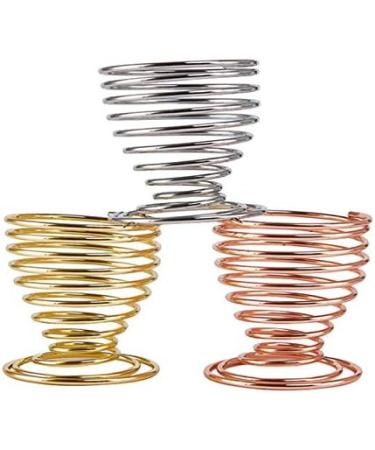 Milopon 2pcs Makeup Puff Stand Sponges Storage Rack - Stainless Steel Beauty Blender Holder in Red Gold - Buy Online on GoSupps.com