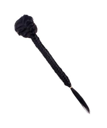 POPETPOP fishtail braid ponytail synthetic hair extensions ponytail braided ponytail extension girls ponytail hairpiece braid wig drawstring ponytail Synthetic Wigs fish bone to weave medium As Shown