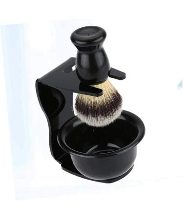 Frcolor Men's Suits Cosmetic Set - Cream Suit Razor Stand Foam Mug & Tools | Premium Black Men's Care Set - Buy Online on GoSupps.com