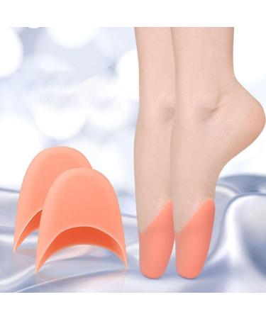 JHIALG Silicone Gel Toe Cushioning Covers - 2 Pair Ballet Dance Toe Caps for Girls & Women - Buy Online on GoSupps.com
