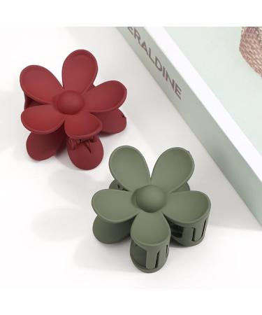 MiDoDo Hawaiian Flower Hair Clips for Women 4 Pack Flower Hair Claw Clips Plumeria Claw Clips for Thin Hair Large Claw Clips for Thick Hair Beach Tropical Hair Accessories for Girls Basic - Buy Online on GoSupps.com