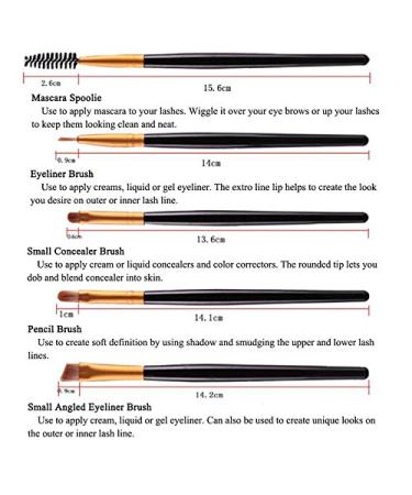 Demarkt 20-Piece Makeup Brush Set - Professional Eye & Face Brushes in Purple/Brown for Stunning Looks | Buy Now - Buy Online on GoSupps.com