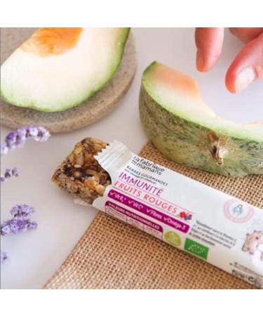  La fabrique des mamans The Moms' Factory - Immunity Nutritional Bars with Red Fruits - 4 x 36g - Organic - Pack of 3 (Refill of 20 bars Red Fruits) - Buy Online on GoSupps.com