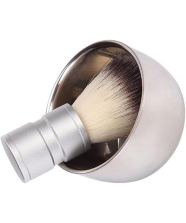 Men's Travel Shaving Set: 2nd Shaving Bowl & Brush Rustproof Steel 9.3x5cm - Perfect for Grooming On-the-Go - Buy Online on GoSupps.com