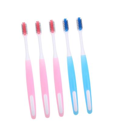 Gatuida Children's Tools 5 Pieces Small Head Soft Toothbrush Interdental Brush Toddler Manual PP Tool For Toddlers