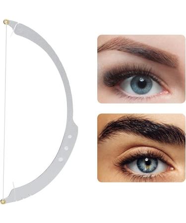 Eyebrow Marker Ruler Brow Mapping Tool Microblading Line Marker Ruler Mapping Eyebrow Ruler Eyebrow Mapping String Tool Ruler Makeup Eyebrow Measuring Tool With 10pcs Thread Silver - Buy Online on GoSupps.com