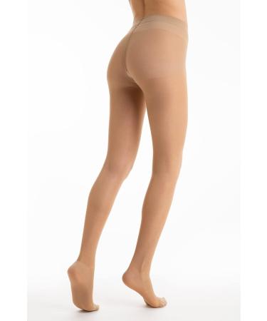 Relaxsan Basic 880-140 Denier Moderate Support Tights 18-22 mmHg L Plus - Skin - Buy Online on GoSupps.com