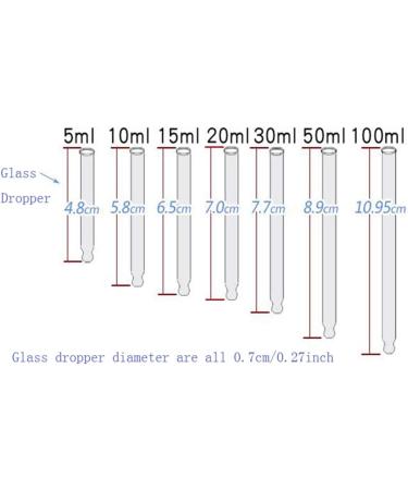 4PCS Empty Clear Refill Essential Oil Glass Vial Dropper Bottle Jars with White Rubber Cap Makeup Cosmetic Sample Storage Holder Container Pots for Perfume Aromatherapy(100ml/3.4oz) - Buy Online on GoSupps.com