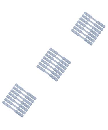 Lurrose 8st Face-headband white headband BUND extensions Mouth protection earrien hook for masked tube handles hearing protection handle hearing protection mask hook earrokes protective rope ear clip (1 Pack) grayx3st