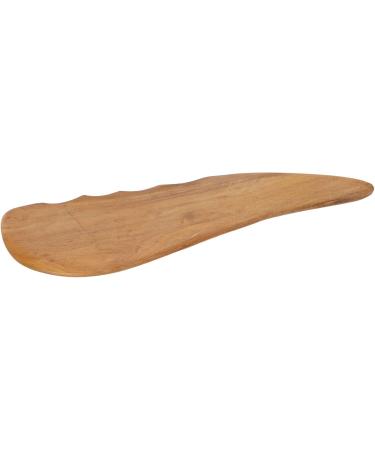 Wooden Gua Sha Board Sickle Shape Massage Tool for Face & Body | Pain Relief & Improved Circulation | Spa Quality Scratching Board - Buy Online on GoSupps.com