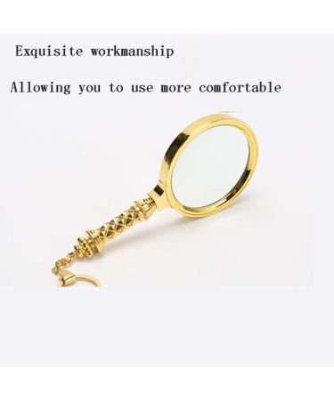 Observation Magnifier Magnifier 10 Metal Engraving Handle Magnifier Handheld Old Man Reading Newspaper Magnifier Made in China - Buy Online on GoSupps.com