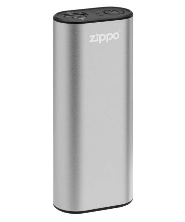 Zippo Silver HeatBank 6 Rechargeable Hand Warmer