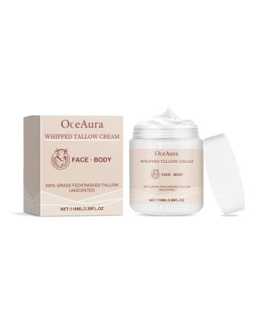 WHIPPED TALLOW CREAM - Moisturiser for Dry Skin - Tallow Honey Balm Body Lotion