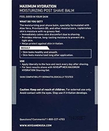 Buy 6 x NIVEA FOR MEN Replenishing Post Shave Balm 100ml - International Shipping Available - Buy Online on GoSupps.com