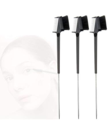 Buy Lurrose Double-Head Eyebrow Comb Tool - Portable Multifunctional Makeup Brush for Women | International Shipping - Buy Online on GoSupps.com