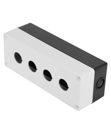 Niady BX4 22mm Waterproof Push Button Switch Control Box - Four Holes Protection Housing (White) - International Shipping Available - Buy Online on GoSupps.com