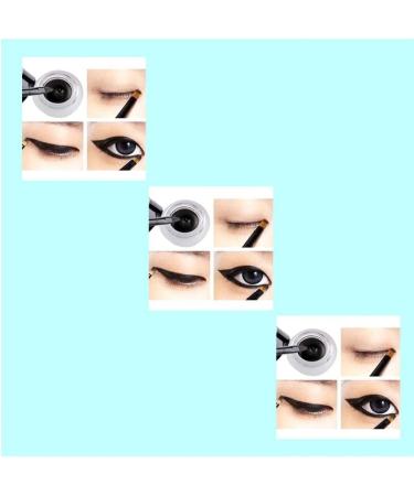 Liner Gel Waterproof Long Lasting Drama Makeup Gel Eyeliner Eyeliner with Beauty Cosmetic Brush Last All Day Long (Black 0.18oz/5g) Indoor and Outdoor - Buy Online on GoSupps.com