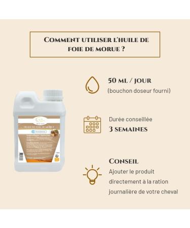 PRINCE EQUIN - COD LIVER OIL - Horse nutritional supplement - 1 L bottle - Joints - Horse condition recovery - Immunity - Sou - Buy Online on GoSupps.com