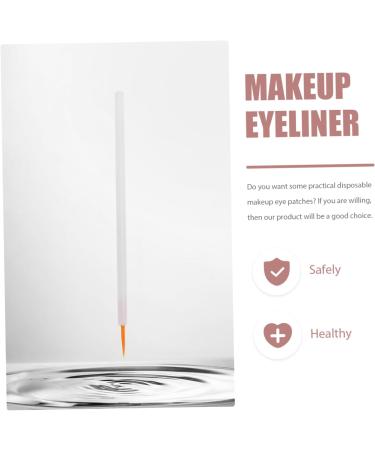 Baluue 200 Pcs Disposable Eyeliner Brush Liquid Eye Liner Beauty Tools Detail Liner Brush Nylon White - Buy Online on GoSupps.com