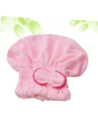 HAPINARY Elastic Shower Quick Dry Head Turbans Shower Cap for Microfiber Washcloth Turbans for Women Hair Ties Shower Head Towel Microfiber Hair Drying Cap Pink Women's Cute Hijab Pink medium - Buy Online on GoSupps.com