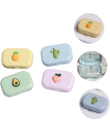 JECOMPRIS 20 STK Colored Contact Lenses - Fall Mirror Film Cartoon Lens Tank & Portable Suitcase Caricature Glasses Case for International Shipping - Buy Online on GoSupps.com