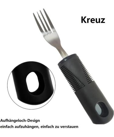 Adapted Cutlery for Parkinson's Arthritis & Disabilities - Ergonomic Solutions for Shaky Hands - Buy Online on GoSupps.com