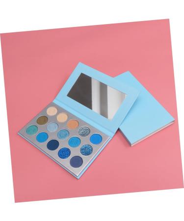 Beavorty 15 shimmer eyeshadow matte eye shadow Eyeshadow Compact powder eye shadow halloween makeup woman Eyeshadow Palette 1 count (Pack of 1) Blue - Buy Online on GoSupps.com