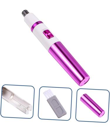 Housoutil Nose Hair Trimmer - Electric Facial Hair Remover | Battery-Powered Pen Shape Epilator for Smooth Skin | 1pc Rosy Design - Buy Online on GoSupps.com