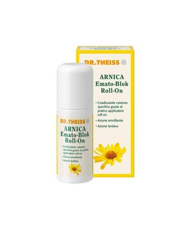 Naturwaren Italia Dr. Theiss Arnica Ematoblock Roll-On - Arnica and Calendula Cream Cooling Effect 50 ml - Skin Monitoring and Relief ideal for massage on the body
