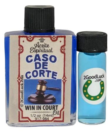 Victoria Rey Win in Court Spiritual Oil With 1 Dram Perfume Set for Rituals & Spells/Aceite Espiritual de Caso de Corte