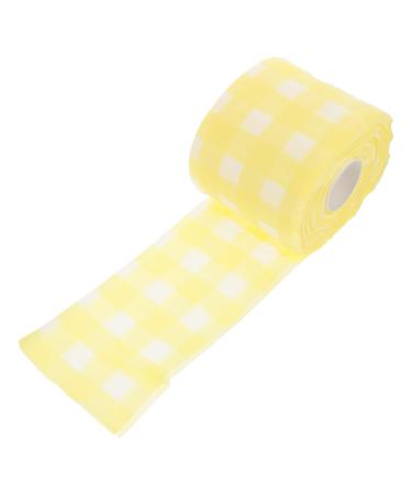 FRCOLOR 1 Roll Eyelash Pillow Make up Remover Wipes Pure Cotton Cleaning Towel Manicure Nail Wipes 13x13x11cm Yellow