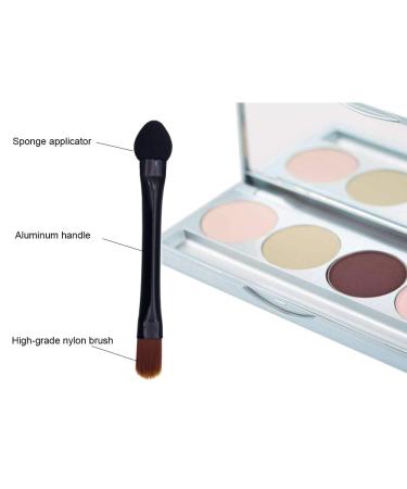 Vsaidi 10pcs Dual-Sided Eyeshadow Brushes Set | Sponge Applicator + Travel Size | Concealer Brush Included - Buy Online on GoSupps.com