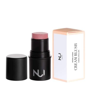Nui Cosmetics Natural Cream Blush Pititi | Vegan Gluten-Free Matt Rose Blush for Cheeks Eyes & Lips - Nourishing Natural Makeup - Buy Online on GoSupps.com