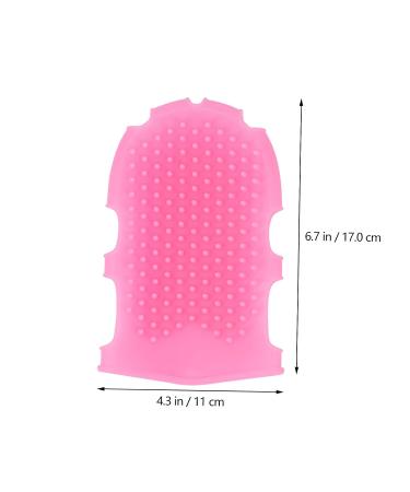 2-Piece Silicone Body Massage Brush Set for Exfoliation and Scrubbing - Buy Online on GoSupps.com