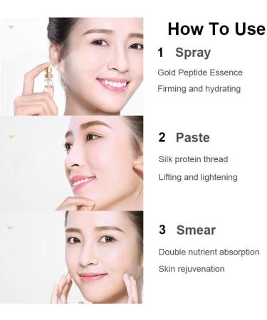 Walldor Instalift Korean Protein Thread Lifting Set - Gold Peptides & Water-Soluble Collagen for Fine Lines | 3 Bottles + 1 Set - Buy Online on GoSupps.com