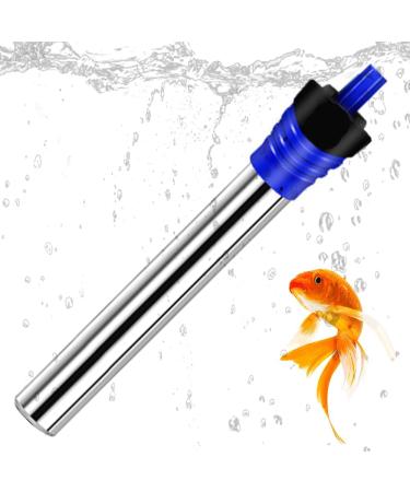 ABIEMUCE 100W Aquarium Heater | 304 Stainless Steel Adjustable Temp Suction Cups | Ideal for Fish Tanks (18-34 220V) - Buy Online on GoSupps.com
