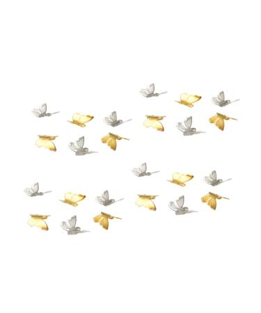 FOMIYES 200 Pcs Tiara Hairpin Accessories Hair Elastics Pendant Iron Accessories Headgear Headband Tassel 1.2*1*0.8cm As Shown