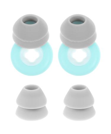 Healvian 1 Set Silicone Ear Plugs Soft Reusable Earplugs with Ear Tips Noise Reduction Earplugs for Sleeping Noise Sensitivity Flights Green