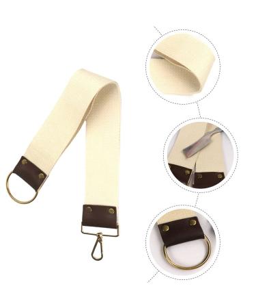 FOMIYES Straight Razor Strop - Barber Sharpening Cloth with Dual Cowhide Straps - Buy Online on GoSupps.com