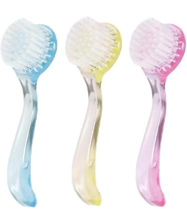 1pc Handheld Round Head Nail Art Dust Powder Clean Brush with Cap Manicure Pedicure Tool Nails Accessoires (random Color) - Buy Online on GoSupps.com