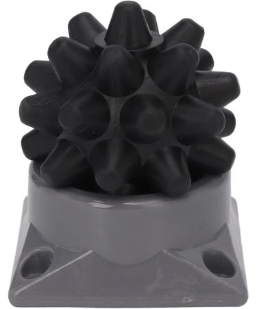 Verdant Touch Manual Massage Ball - Spiky Suction Massage Ball for Yoga & Fitness | Fascia Relief & Recovery - Black - Buy Online on GoSupps.com