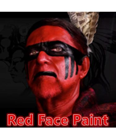 Go Ho Red Face Body Paint Makeup 25g - Professional Water-Based Creamy to Gel Body Painting Palette for Cosplay, SFX, Costumes, Festivals, Halloween - Buy Online on GoSupps.com