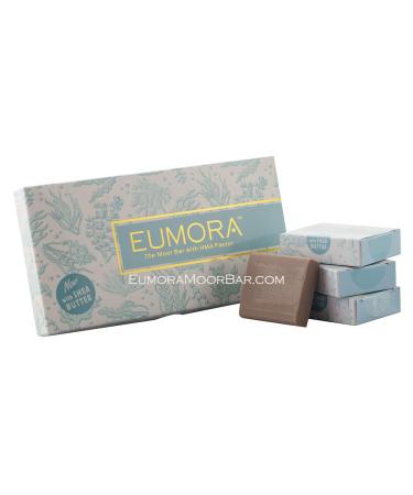 Eumora Shea Butter Facial Cleansing Moor Clay Soap. Organic Face Wash for Anti-Aging Brightening Lifting Tightening Wrinkles. All Natural SLS-Free Face Detox Cleanser for Men Women
