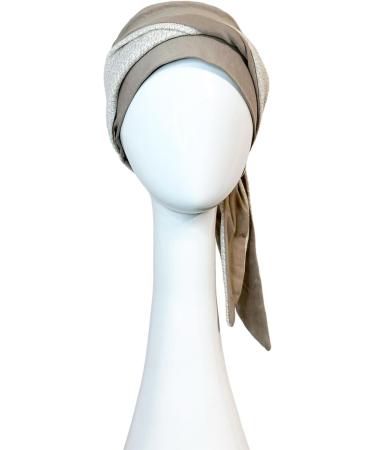 CAREBELL Smooth Lanzarote Turban - Bamboo Oncologist Hat for Chemotherapy & Alopecia | Cream | One Size | International Shipping - Buy Online on GoSupps.com