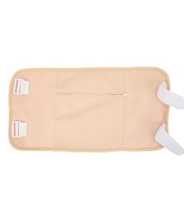 Buy Waist-Necked Chinus Oil Pack | Multi-Purpose Ribinus Oil Wrap | Reusable & Comfortable | Insomnia Relief & Yoga Essential (Khaki) - Buy Online on GoSupps.com